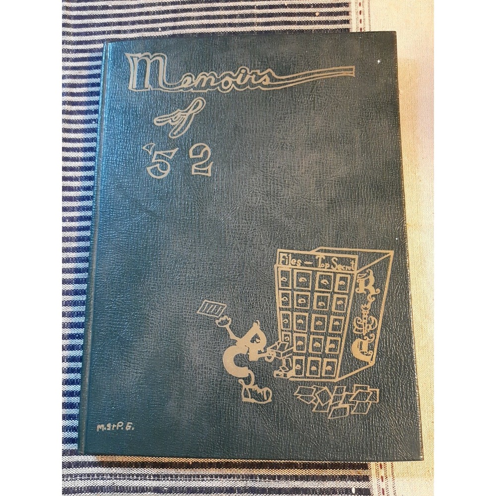 Vintage Memoirs of 1952 Ravena-Coeymans Central School New York Yearbook